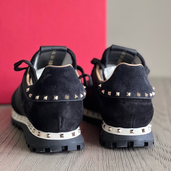 VALENTINO STUDDED SNEAKERS SHOES - Picture 7 of 7